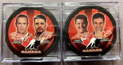 Lote de 2 discos olímpicos McDonalds 2002 Salt Lake City Team Canadá con estuches Foto 1 de 4