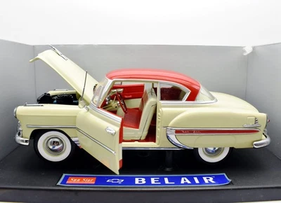 Modellino auto americane 1:18 Chevrolet bel air sun star diecast modellismo car - Immagine 1 di 4