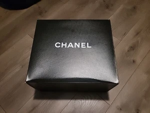 Chanel Gift Box Black 16"x13 5/8"x7x 10" Empty - Picture 1 of 3