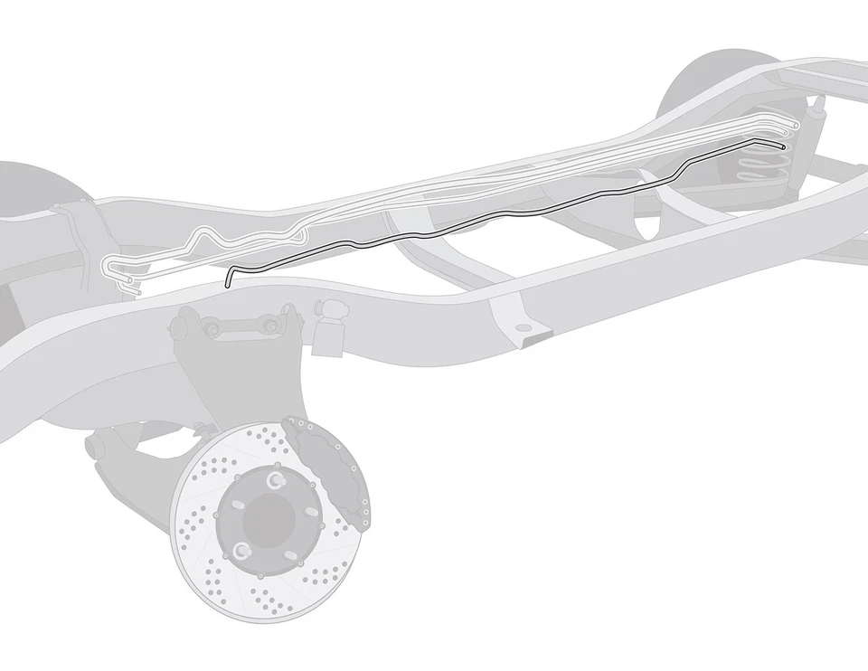 Línea de sistema de control de emisiones The Right Stuff QGL8605 86 Buick Skyhawk EFE Foto 1 de 1