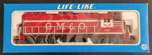 HO Scale Life Like GM&O Diesel Locomotive Gulf Mobile Ohio #744 in Original Box - Picture 1 of 8