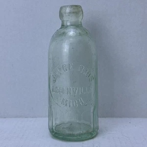 Blob Top Soda Pop Flasche Joyce Bros GREENVILLE MICHIGAN MICH MI - Bild 1 von 12