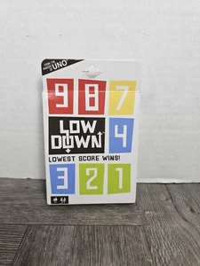 LOWDOWN Kartenspiel Lowest Score Wins Mattel BRANDNEU NIE GEÖFFNET NIE BENUTZT - Bild 1 von 3
