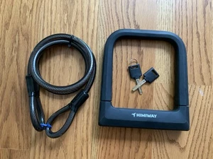 Heavy Duty U-Shape Anti-hydraulic Security Lock for Bikes, Ebikes, Scooters - Picture 1 of 11