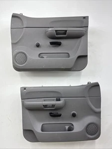 07-09 Chevrolet Silverado GMC Sierra Pair Of Door Panels OEM Manual W Power - Picture 1 of 17