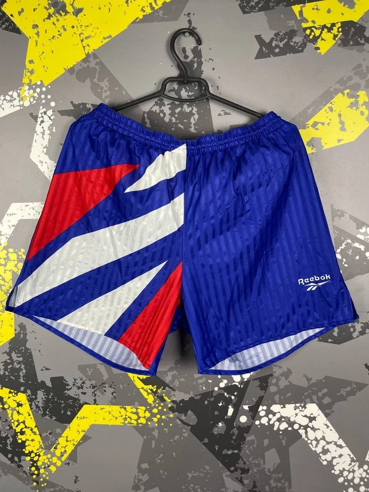Pantalones Cortos de Fútbol Reebok Vintage Multicolor Años 90 Hombres Talla 2XL ig93 Foto 1 de 4