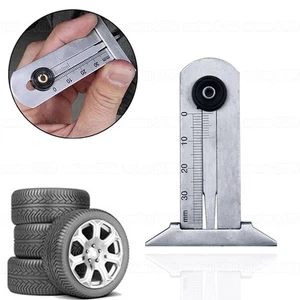 Tyre Tread Depth Measuring Gauge Tool - Car Van Truck Motorbike Scooter 0-30mm - Picture 1 of 6