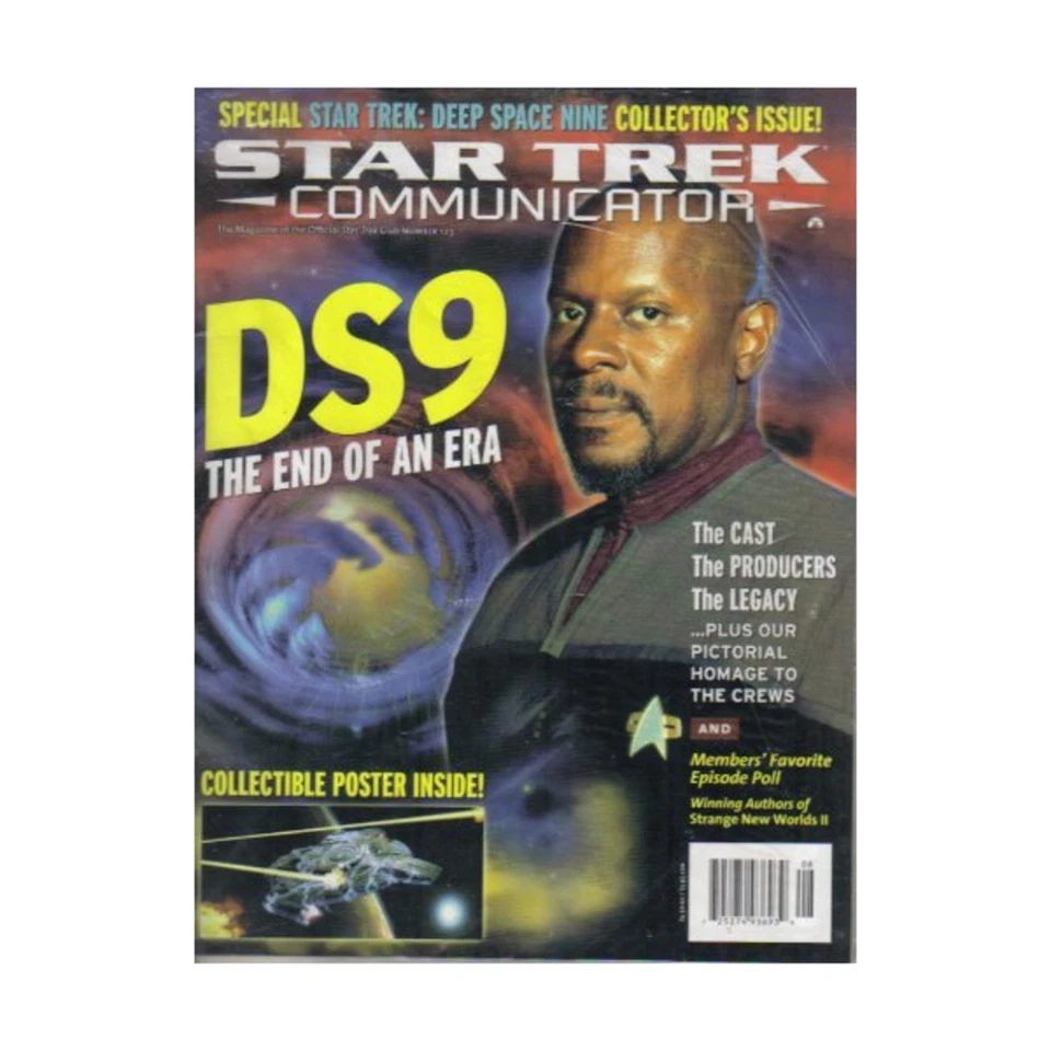 Official F Star Trek Co  #123 "DS9 The End of an Era Kinder, Gentler Sta Mag EX Foto 1 de 1