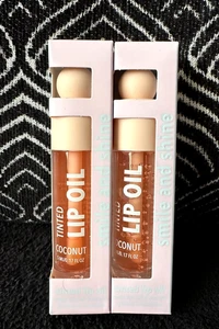 2pk PEARL WORLD SMILE & SHINE COCO NUDE TEÑIDO ACEITE DE LABIOS SUAVIZA BRILLO DE LABIOS REGORDETE - Imagen 1 de 14