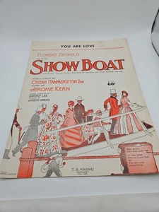 You Are Love Sheet Music-SHOW BOAT-Hammerstein,Kern, 1928 - Picture 1 of 2