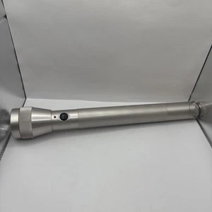 Craftsman maglite Style heavy Duty 4 cell D Flashlight, Silver 15 Inch - Picture 1 of 10