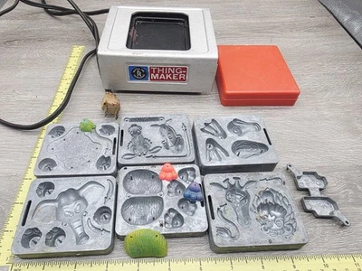 Mattel Thingmaker 6 Zoofies Goofies Moldes de Animales con Horno Años 60’s ¡Funciona! Foto 1 de 4