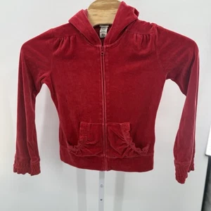 Route 66 Red Velvet Jacket Women’s Teen Small Y2K Vintage Pockets Hooded - Picture 1 of 9