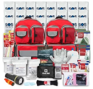 Kit de supervivencia de preparación familiar para zona de emergencia para 4 personas 😊❤️👍 - Imagen 1 de 8