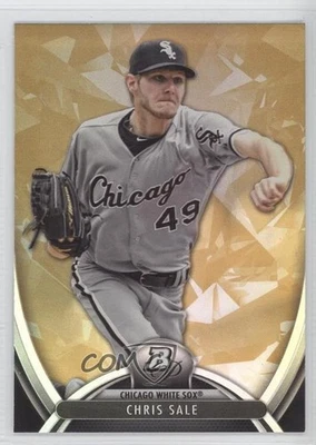 2013 Bowman Platinum Gold Chris Sale #97 - Image 1 of 2