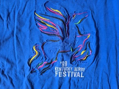 Винтажная гоночная рубашка 1999 Kentucky Derby сделано в США - Изображение 1 из 4