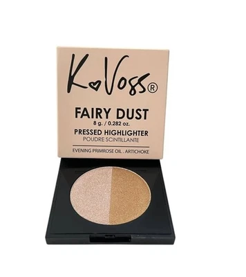 K Voss Fairy Dust Highlighter Moonlight/Starkissed Pressed PALETTE NIB  - Image 1 of 4