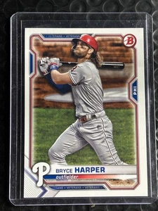 2021 Bowman - Bryce Harper #90 Philadelphia Phillies All Star - Picture 1 of 2