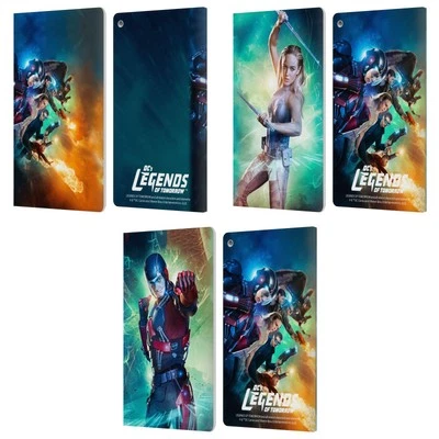 FUNDA BILLETERA LIBRO CUERO GRÁFICOS LEYENDAS DEL MAÑANA OFICIAL PARA AMAZON FIRE Foto 1 de 4