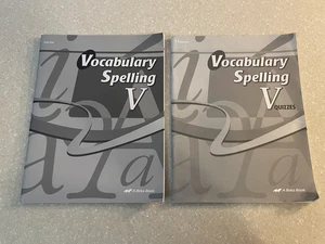 Abeka Wortschatz Rechtschreibung V Quiz und Quizschlüssel - Language Arts Series - Bild 1 von 8