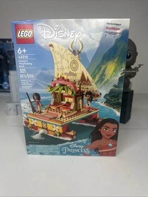 LEGO 43210 - Disney Princess Moana's Wayfinding Boat New Min Fig Set Sealed - Image 1 of 4