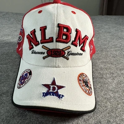 De colección Ligas Negras Museo de Béisbol Gorra Gorra Correa Trasera Hombres Talla Única Logotipos Años 90 Foto 1 de 4