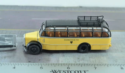 Autobús Roco 1600 Old Timer Saurer Komet Austrian Post escala 1:87 HO (HO6394) Foto 1 de 2