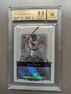2006 Bowman Sterling Cameron Maybin RC Gem Mint BGS 9.5 10 Auto - Picture 1 of 3
