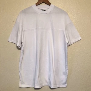 Jackson T-Shirt Men's Size Medium M White Crew Neck Split Hem Short Sleeves NWOT - Picture 1 of 8