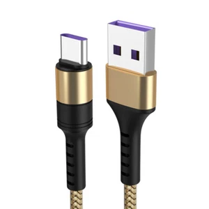 Type C 5A Super Fast Charging Charger Sync Cable For Huawei P30 P20 Samsung - Picture 1 of 16