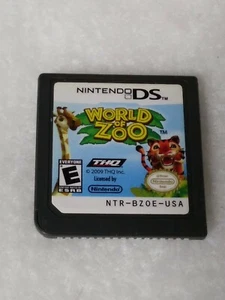 World of Zoo Nintendo DS 2009 THQ Game Cartridge Only - Picture 1 of 2