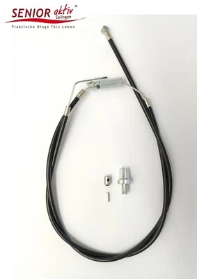 Rollator Bremskabel einstellbar KOMPLETT Bowdenzug Standardrollator Ersatzteile - Bild 1 von 2