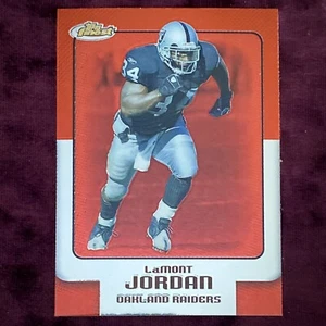 Lamont Jordan 06 Topps Finest Red #54 MINT Raiders Jersey Maryland Terps Legends - Picture 1 of 4