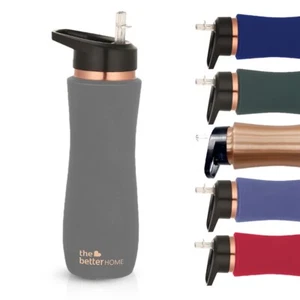 Copper Water Bottle with Sipper (700ml), 100% Pure Copper Bottle, Sipper BOTTLE - Picture 1 of 6