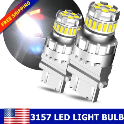 AUXITO 3157 Blanco LED Bombilla de Freno Inverso Para GMC Sierra 1500 2500 HD 99-06 Foto 1 de 4