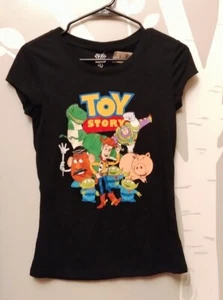 Youth Size Small Girls Toy Story 4 Black short sleeve t-shirt - Picture 1 of 3