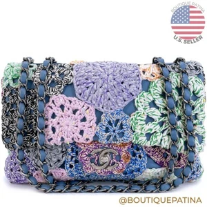 Chanel 16C Paris Seoul Rainbow Crochet Flap Bag RHW 68424 - Picture 1 of 5