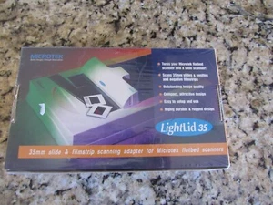 Microtek LightLid 35 35mm Slide-Filmstrip Scanning Adaptor - New - Sealed - Picture 1 of 7