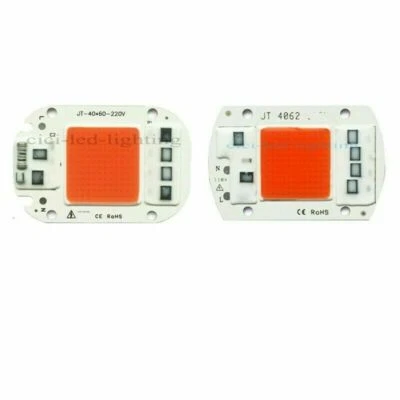 LED COB Chip 50W AC 110V Full Sepctrum Plant Grow Light Bulbs Hydroponic 1pcs - Image 1 of 3