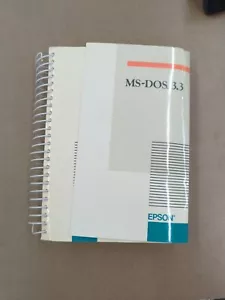 MS-DOS 3.3 MANUALE DI RIFERIMENTO PER EPSON - Foto 1 di 7