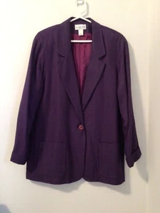 Nordstrom Petite Focus Women's Blazer Size L Overizes New - Picture 1 of 24