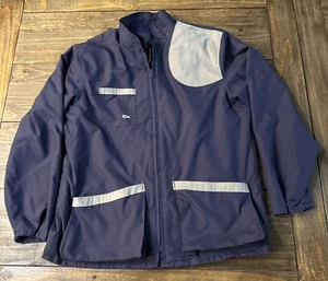 10X Hunting Jacket Blue Gray Shoulder Patch Bird Sportsmen L Reg X37165NAL - Picture 1 of 22