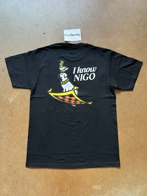 Nigo x Human Made "I Know Nigo" Magic Carpet Tee Black Large - Image 1 of 4