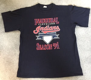 Camiseta De Colección Cleveland Indians MLB Inaugural Temporada 94 Jacobs Field XL Indiana - Imagen 1 de 8