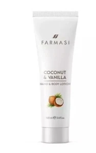 Loción para manos y cuerpo de coco y vainilla FARMASI 100 ml/3,4 fl. oz. - Imagen 1 de 1