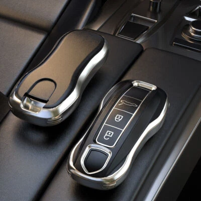 Schlüssel Schutzhülle Hülle Cover Ring Für Porsche Cayman 981 911 Cayenne Macan - Bild 1 von 4