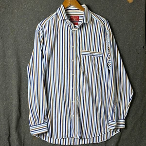 RM Williams Long Sleeve Cotton Casual Formal Button Up Dress Shirt Mens Large L - Picture 1 of 5