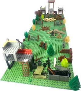 Juego de 2 bloques de construcción de ladrillos de juguete de escena de batalla | Juguetes de General Jim - Imagen 1 de 8