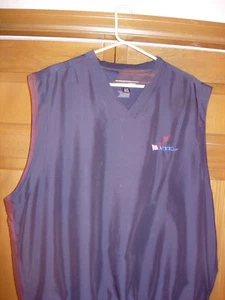 NYK Line Men's Extra Large XL Navy Blue Lined Wind Vest - Picture 1 of 1