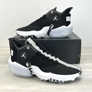 Jordan React Elevation TB Basketball Shoes Black/White CK6619-001 US Men Size 9 - Picture 1 of 11